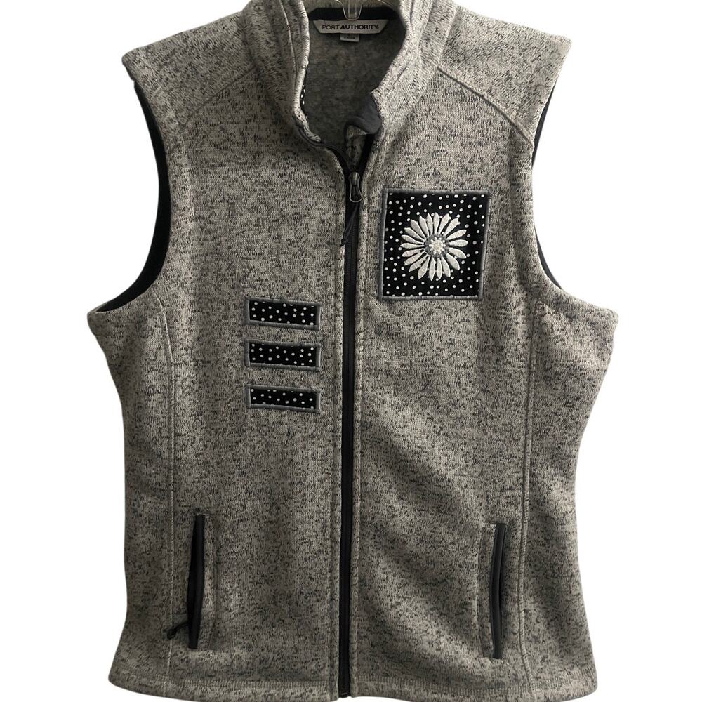 Gray Knit Vest. Women's Size Large